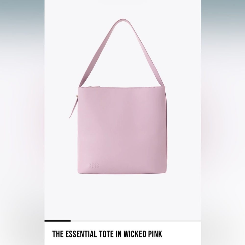 BEIS Essential Tote in Wicked Pink